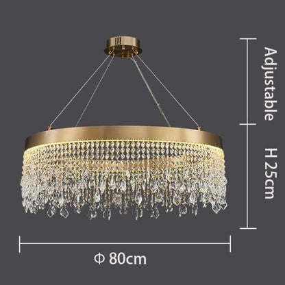 ELEGANT CRYSTAL CHANDELIER