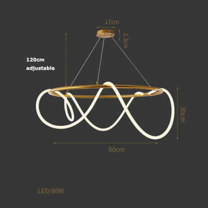 AMORPHOUS TUBE CHANDELIER