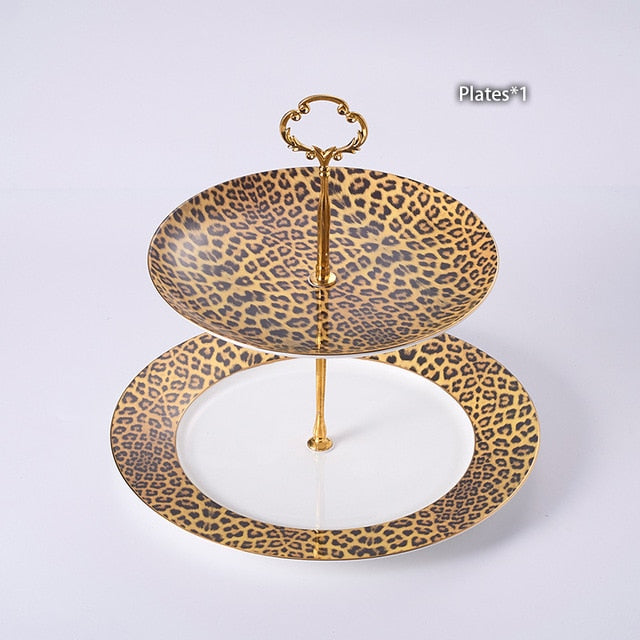 LEOPARD TEACUP COLLECTION SET