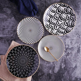 Euclid Plate Collection | Decor Lane | Dinnerware, Tableware - Decor Lane