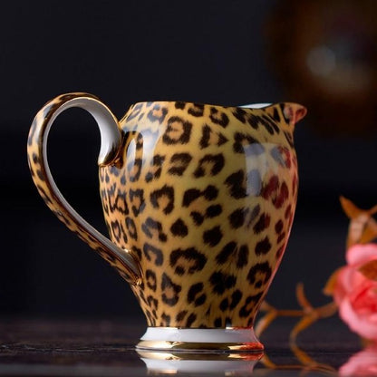 LEOPARD TEACUP COLLECTION SET