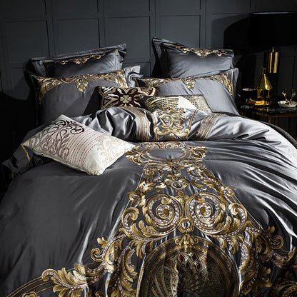 ELIZABETH DUVET COVER &amp; SHAMS EGYPTIAN COTTON 1000TC