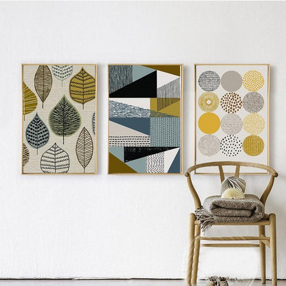 PATTERNS EN LEAF CANVAS PRINT